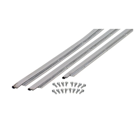 Tower Sealants M-D Building Products Silver Aluminum/Vinyl Weatherstrip For Door Jambs 84 in. L X 0.25 in. 01073